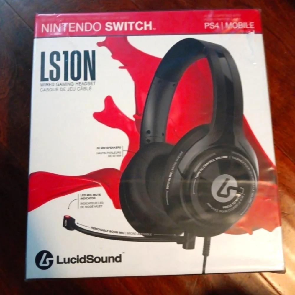 Lucidsound LS10N Wired Gaming headset NIB sealed for Nintendo switch PS4 mobile